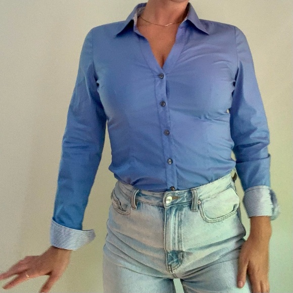 Y2k vintage Express stretch button down shirt - Picture 4 of 13